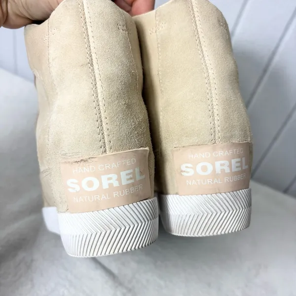 Sorel Out N About Wedge Bootie Boots Beige NL4913-260‎ Waterproof Size 9.5 - Image 5