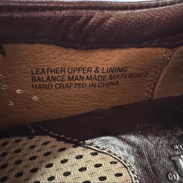 Born Women's Dark Brown Leather Derbys 7 38 walking oxfords comfortable casual - Image 9