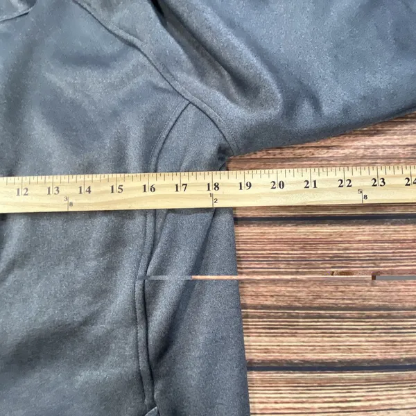North Face Jacket Women's Large Gray Full Zip Canyon Flats Fleece Nice - Image 7