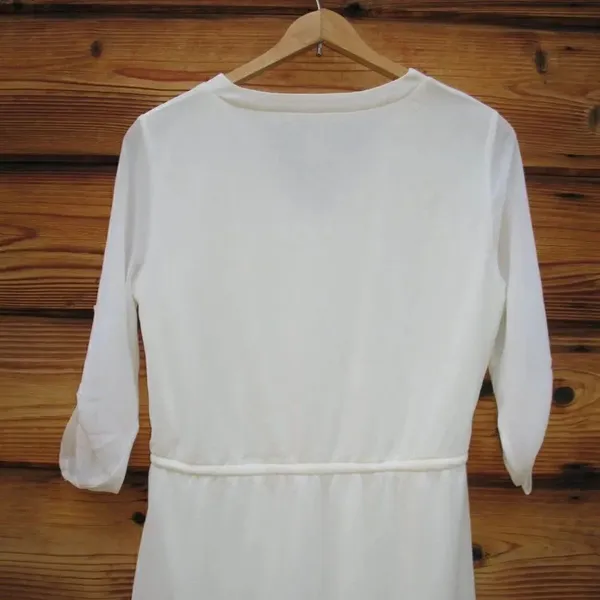NWT Eros Cream Dress Size M - Image 6