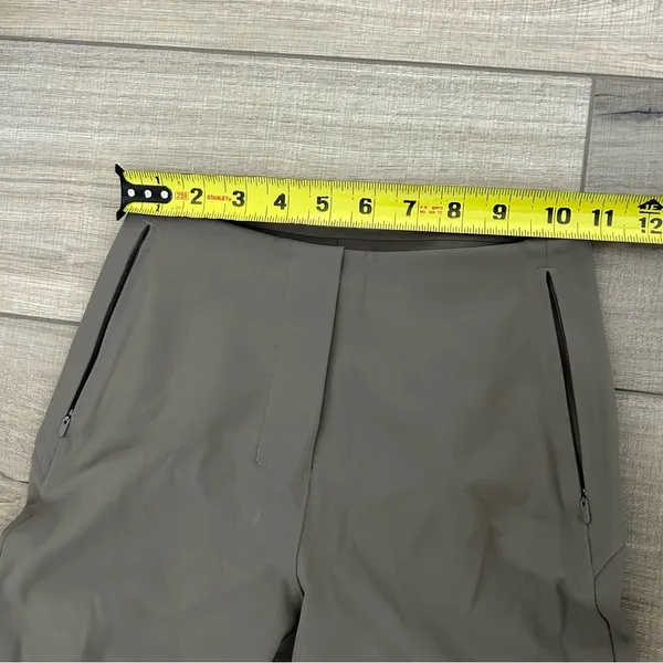 Lululemon Smooth Fit High Rise Flare Leg Pull On Casual Neutral Pants Tan 27in 0 - Image 10
