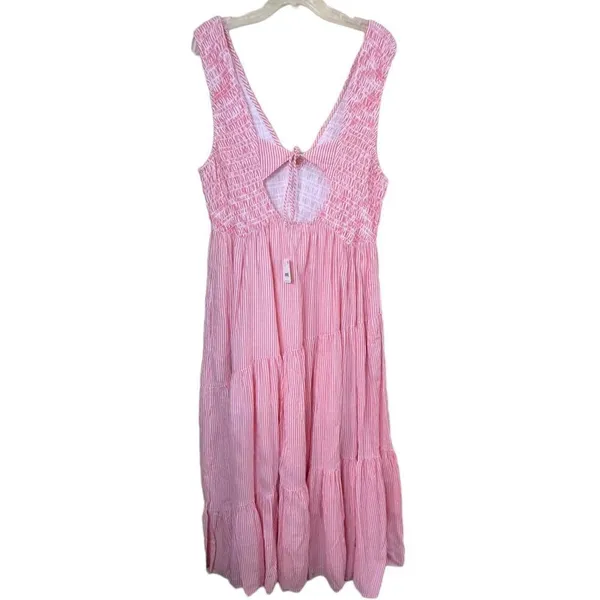 Free People Juno Sleeveless Smocked Tiered Maxi Dress - Image 13