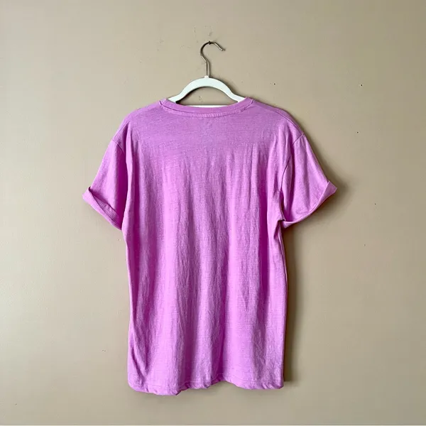 Barbie Pink Cotton Graphic T-Shirt Sz M - Image 3