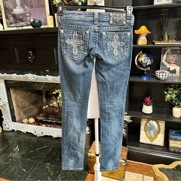 Miss Me JP51035KL SKINNY Jeans Size 24 - Image 9