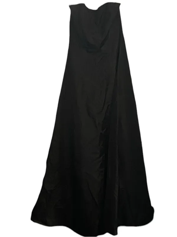 Vintage y2k Charlotte Russe Strapless Evening Gown Rhinestone Trim Formal goth - Image 5