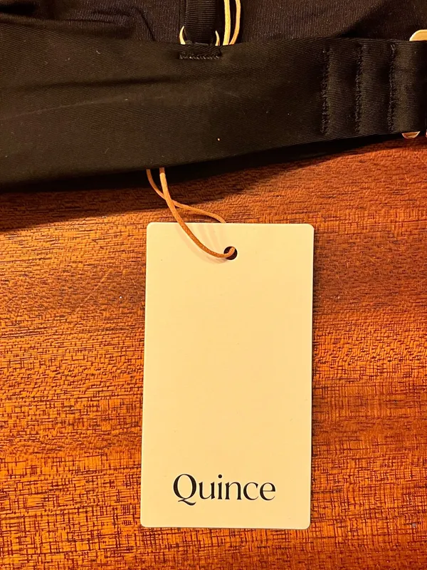 Quince Black Bikini Set NWT - Image 3