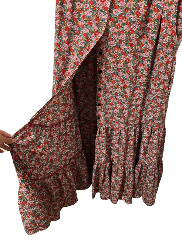 Natural Life Talulah Oversized Floral Maxi Dress L/XL - Image 3