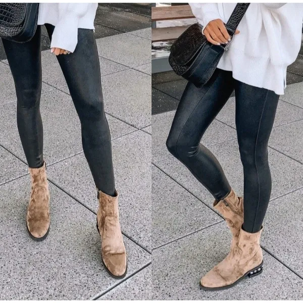 New Without Box Vince Camuto Kelcha Faux Suede Studded Boots Sz 9/40 MSRP $175 - Image 3