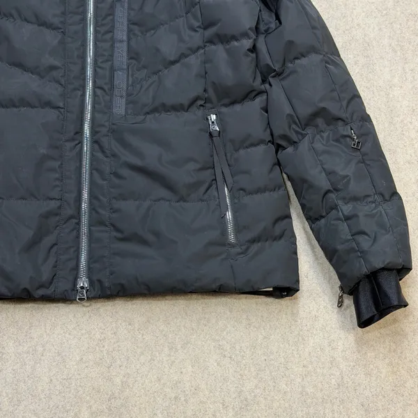 Obermeyer Winter Jacket Womens 8 Black Down Ski Snowboarding Gorpcore Collegiate - Image 12