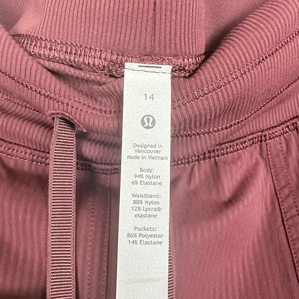 Lululemon Dance Studio Mid-Rise Jogger 28" Savannah Red Size 14 Athletic‎ Active - Image 8