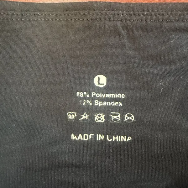 Unbranded Womens Spandex Bike Shorts with Pockets Black size Large - Image 7