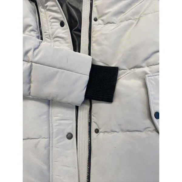BCBGeneration Women’s Short Puffer Faux Fur Hooded Jacket Size S (c3) - Image 5