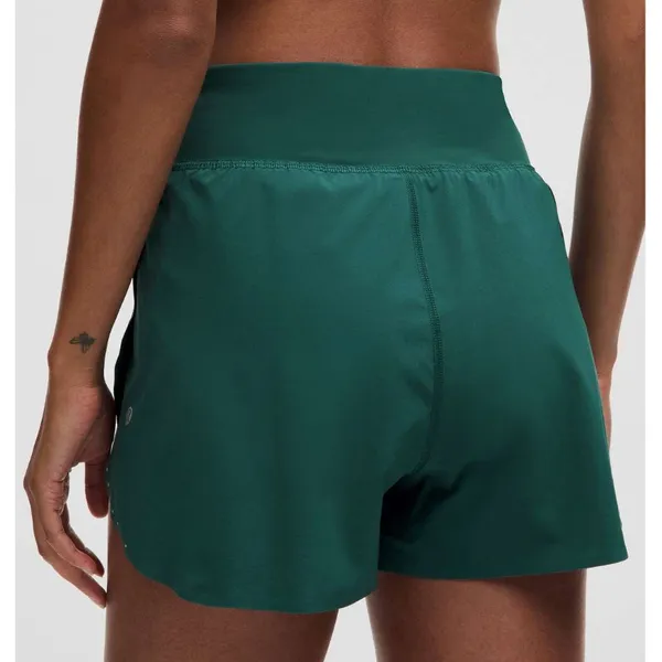 Lululemon Fast and Free Reflective High-Rise Shorts 3" Storm Teal Green 14 - Image 2