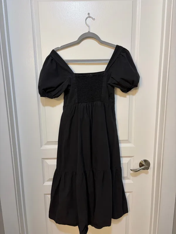 ASTR The Label Poplin Puff Sleeve Dress - Image 4