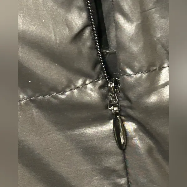 Noize Katy Long Parka, Black Woman’s Size XL. Vegan Cruelty Free - Image 16