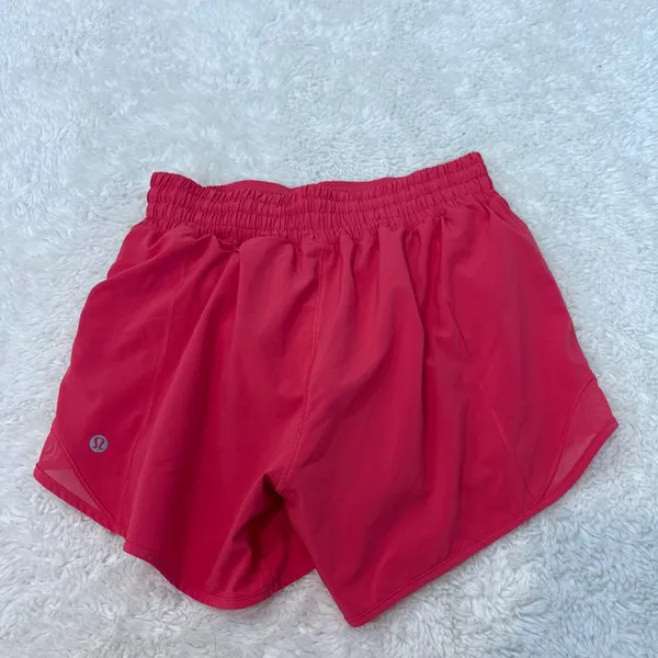 Lululemon Women Pink 4 Shorts 4” Lined Sporty Track Running Preppy Casual Summer - Image 2