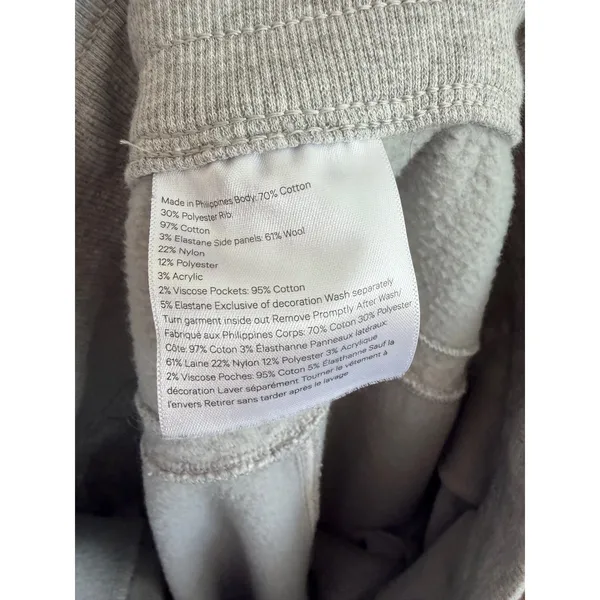 Lululemon Scuba Jogger Sherpa Stripe Heathered Core Light Grey W5DEVS Size 8 - Image 7