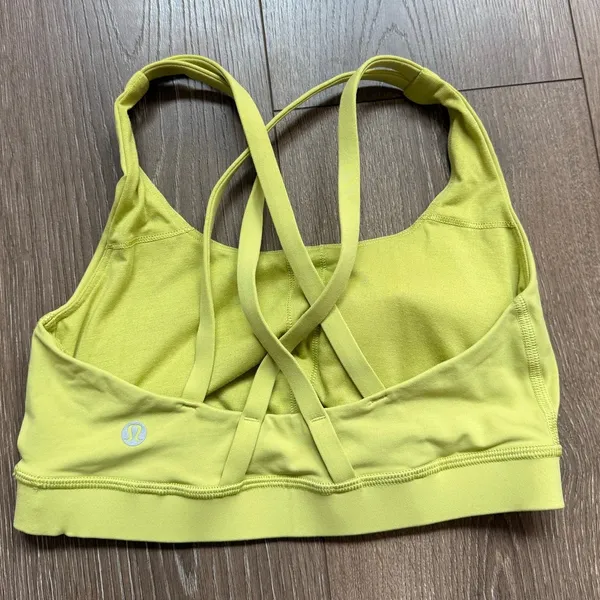 Lululemon Energy‎ Bra Lemon Vibe US 4 Yoga Pilate Running Workout Gym - Image 3