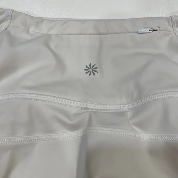 Athleta Ace Tennis Skort White 13.5” Size XS Athletic Running Golf Skirt - Image 6