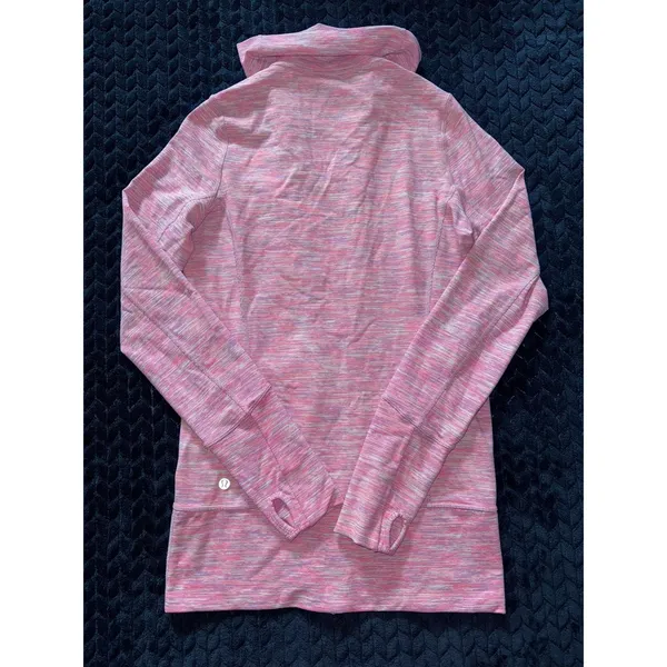 Lululemon Define Jacket Thumbholes Full Zip Athletic Pink White Size 4 - Image 8