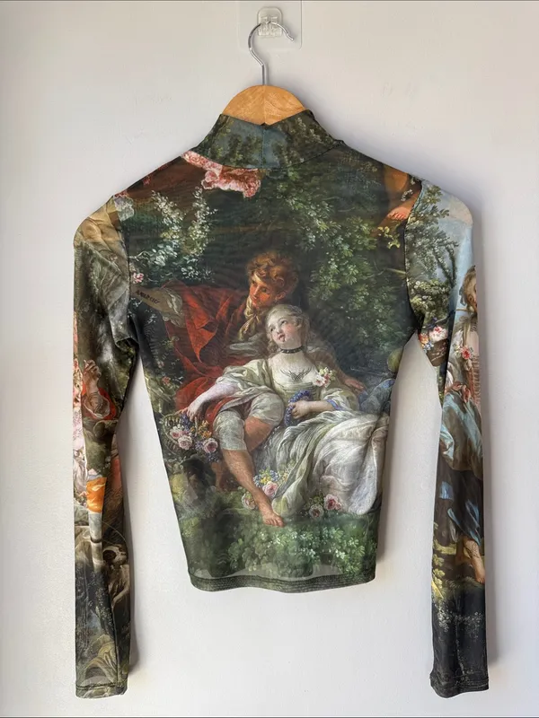 Dolls Kill Da Vinci's Demons Mesh Current Mood Top - Image 2