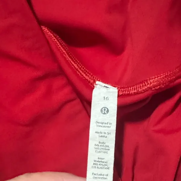 Lululemon Base Pace High-Rise 25” Leggings - Red - 16 - Image 3
