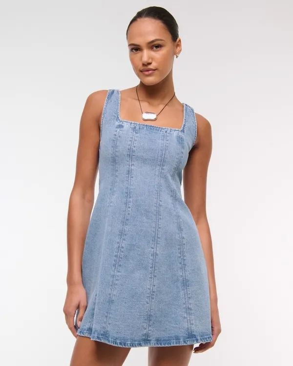 Abercrombie denim dress - Image 3