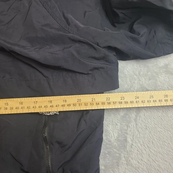 Old Navy Women's Rain Jacket Water Resistant Size Medium Full Zip Hooded Pockets - Image 2