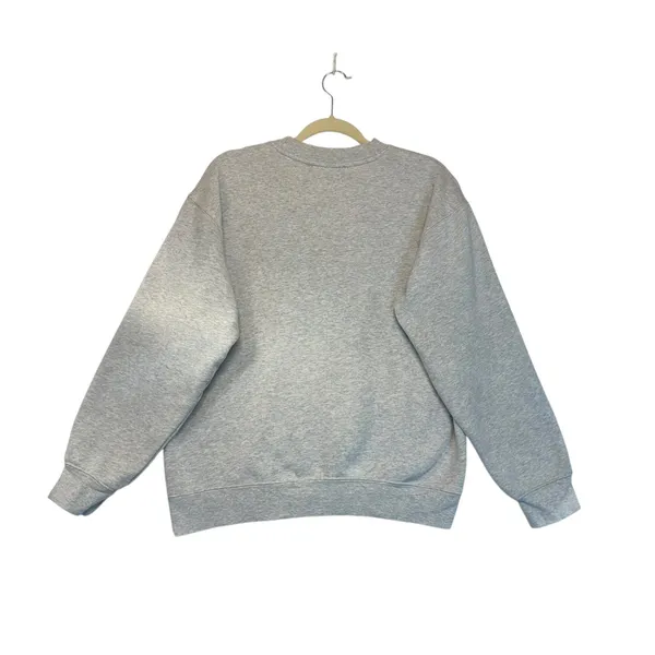PLAYBOY‎ Grey Sweatshirt Crewneck Pullover Fun Comfy Oversized Size M - Image 4