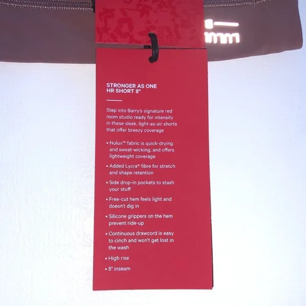 Lululemon Stronger as One High-Rise Short 8" INSEAM Lululemon X Barrys Red Dust - Image 15