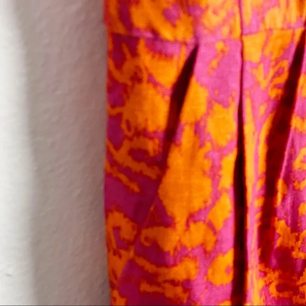 NANETTE LEPORE Silk Linen Blend Sleeveless Sequin Dress Size 2 Party Dance Chic - Image 7