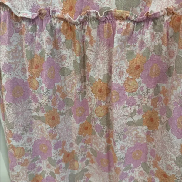 Petal & Pup Floral Pink Ruffled Tiered Sundress - Image 2
