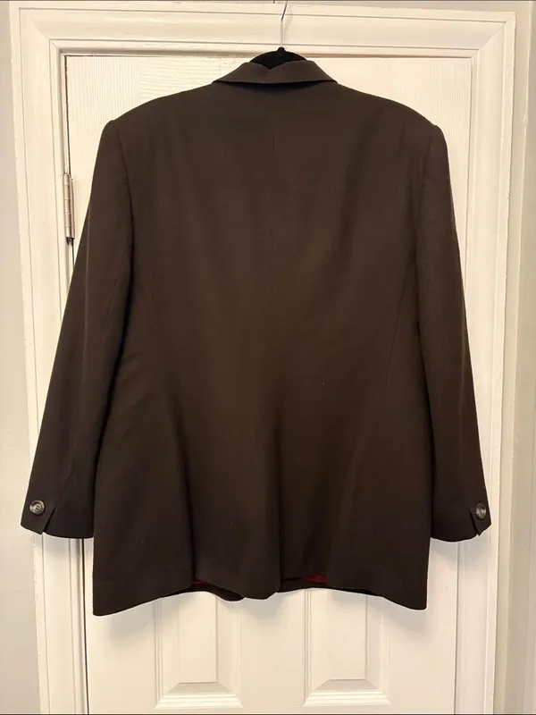 Jones New York Brown Single Breasted Blazer 14 Workwear Office Business Vintage - Image 6