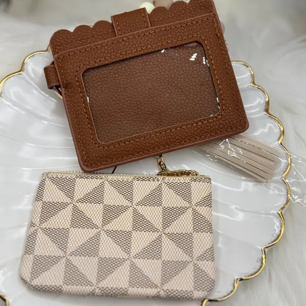 Double Joy Wallet Wristlet Style B Brown - Image 8