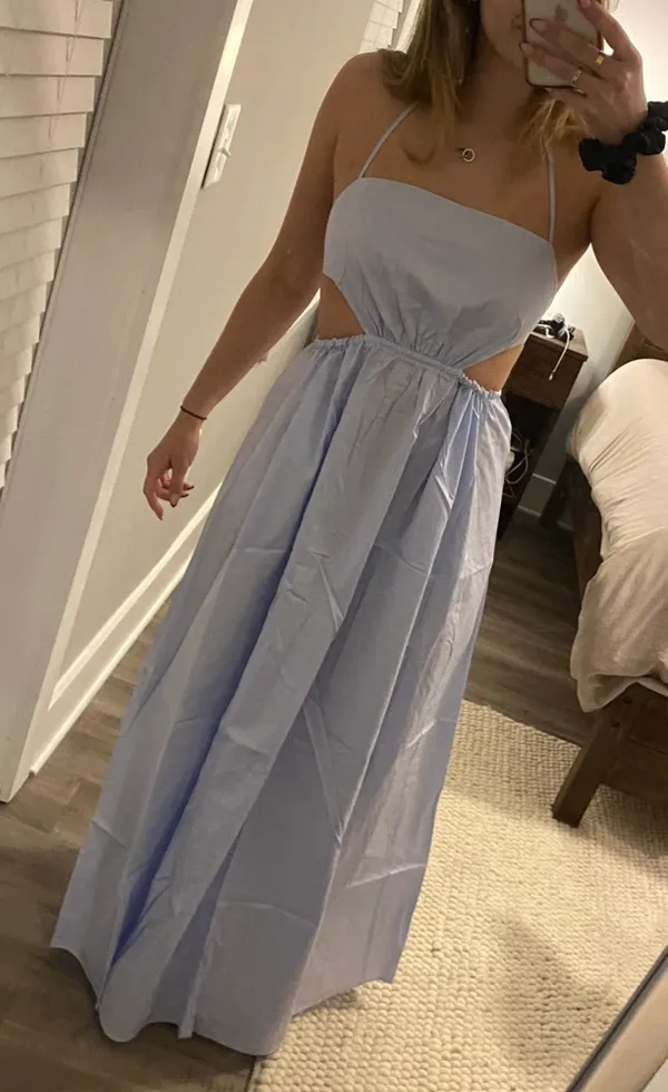 Hello Molly Blue Maxi Dress - Image 4