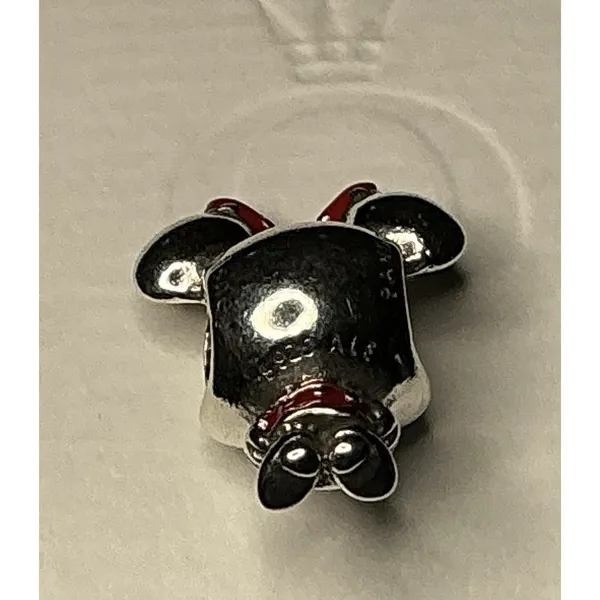 Pandora Disney Minnie Mouse Charm ALE 925 Sterling Silver Red Enamel - Image 4