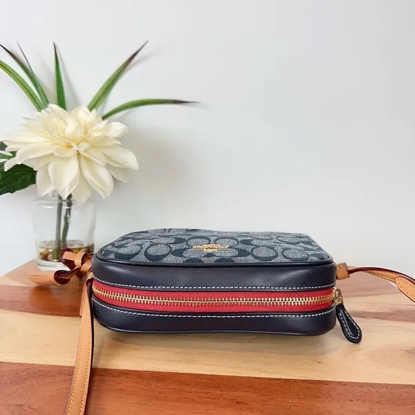 NWT Coach Mini Camera Bag In‎ Signature Chambray Denim color - Image 4