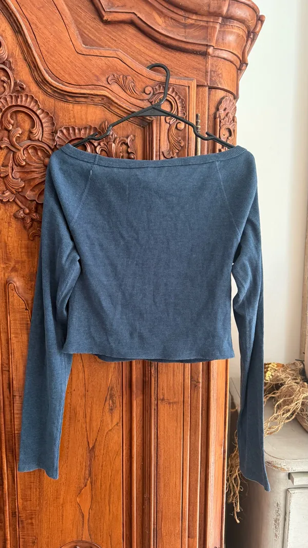 Dark blue Free People movement top - Image 2