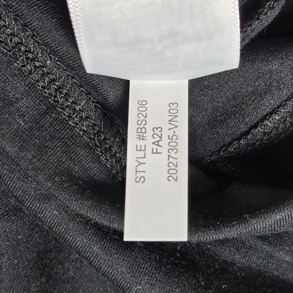 J. Crew Womens Sleeveless Mockneck Top Black BS206 Size M Stretch Knit‎ - Image 5