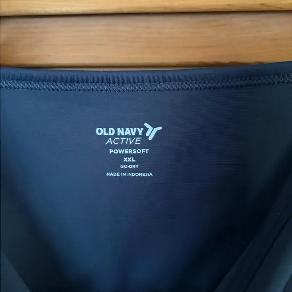 Old Navy Active Powersoft active Dress with built in romper in navy blue size XXL - Image 2