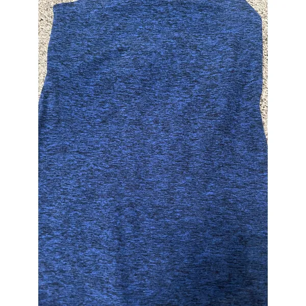 Beyond Yoga heathered blue athletic Carefree Cut-Out tank top L - Image 4