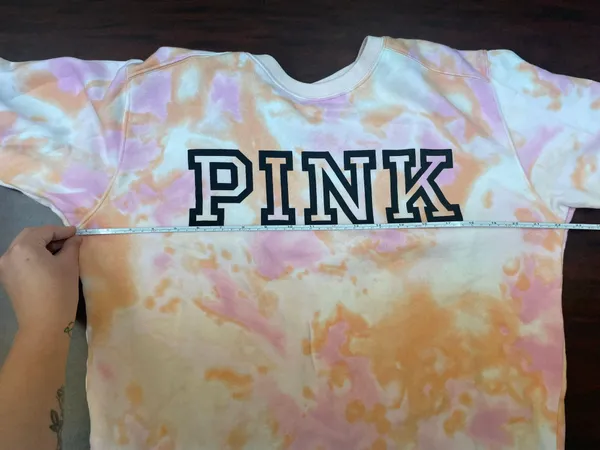 PINK Victoria’s Secret Tie Dye Sweatshirt Size Small - Image 7