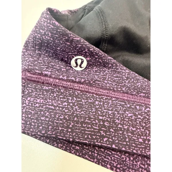 Lululemon Fast Free Bra Size 10 - M Salt Dark Mystic Black - Image 2