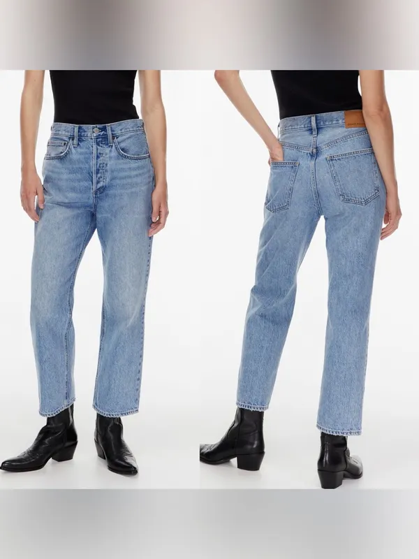 Aritzia Denim Forum‎ The ‘90s Joni Hi-Rise Loose Jeans Picture this Bleu Size 25 - Image 2