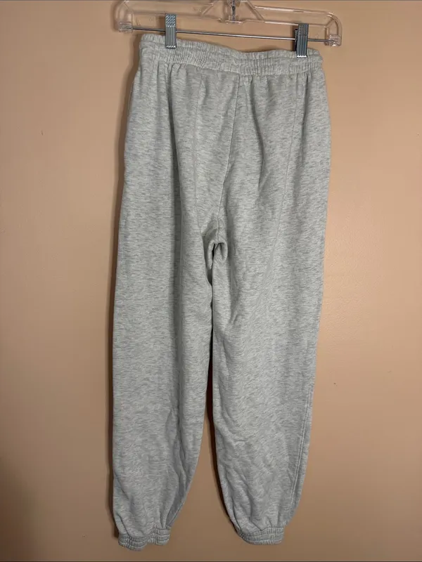 H&M Light Gray Kids Sweatpants with Elastic Waist - Image 6