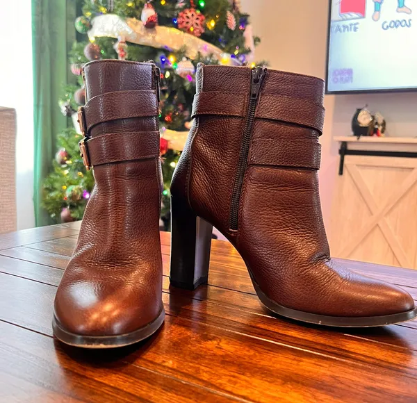 Leather Boots Gillio Brown Size 7 - Image 4