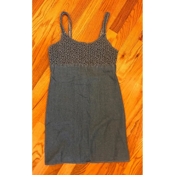 Upfront Dress Size Medium Vintage Denim Sleeveless Mini Y2k‎ Aesthetic Street - Image 6