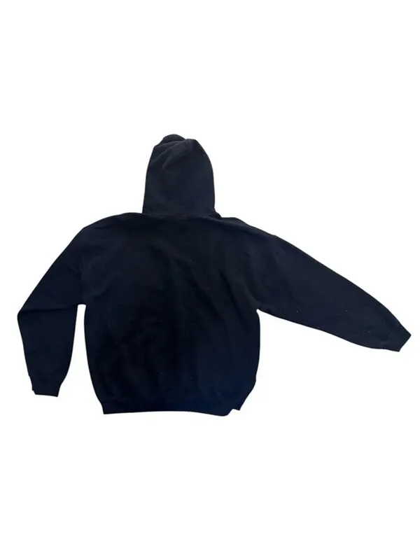 (RF) Lonely Ghost Indy Blue Severe Graphic Hoodie Black Sweatshirt Size XL - Image 3