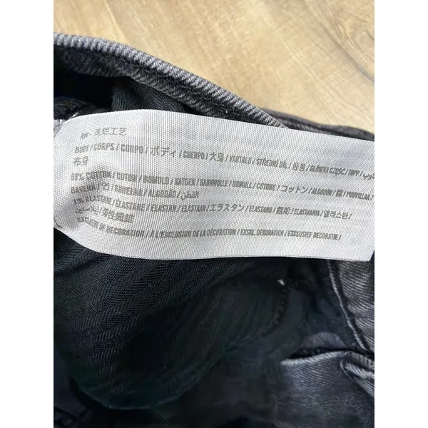 Abercrombie & Fitch Curve Love 90s Straight Ultra‎ High Rise Faded Black 28/6R - Image 2