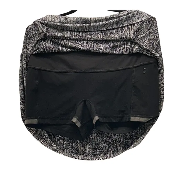 Lululemon Lost in Pace‎ Tennis Skort Skirt Black 12 - Image 4